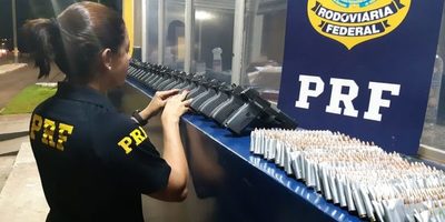 Decomisan en Brasil un arsenal que fue llevado desde el Paraguay