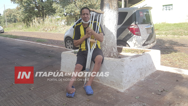 SUFRE DE DISCAPACIDAD, SU PADRE ENFERMÓ Y QUEDÓ DESEMPLEADO POR LA CUARENTENA