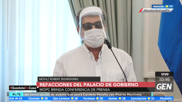 HOY / Autoridades del MOPC brindan detalles sobre las obras de refacción a ser encaradas en el Palacio de López