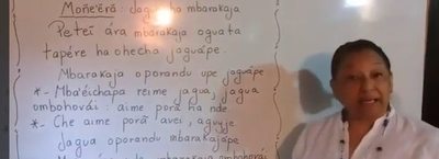 Por iniciativa propia, docente prepara clases de lengua guaraní y las sube a YouTube - Nacionales - ABC Color