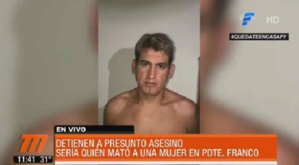 Detienen a sospechoso de asesinar a mujer en Presidente Franco