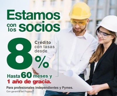Cooperativa Universitaria habilita línea de créditos que ayuda a Pymes y profesionales independientes