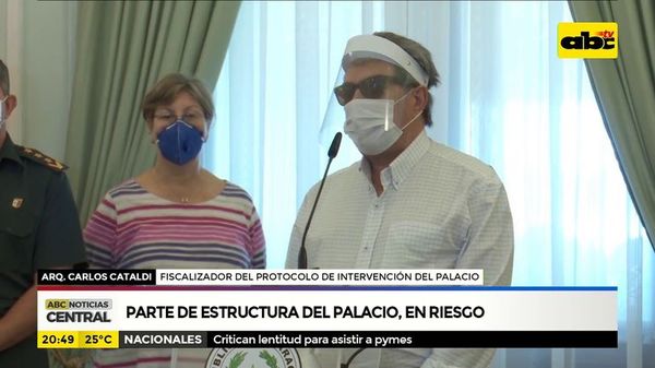 Parte de estructura del palacio, en riesgo - ABC Noticias - ABC Color