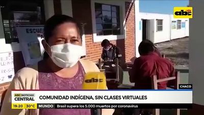 Comunidad indígena, sin clases virtuales - ABC Noticias - ABC Color
