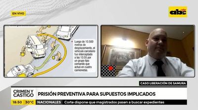 Prisión preventiva para supuestos implicados en liberación de Samura - Crimen y castigo - ABC Color