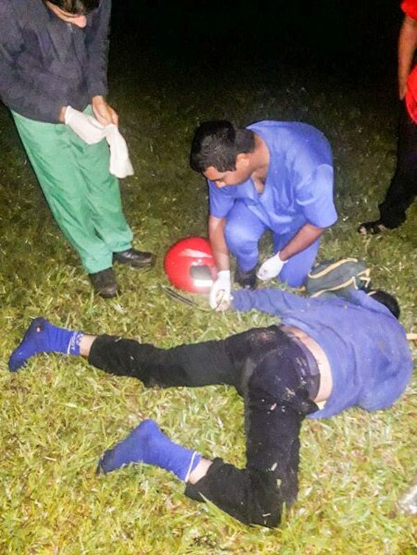 Fatal choque entre moto y colectivo