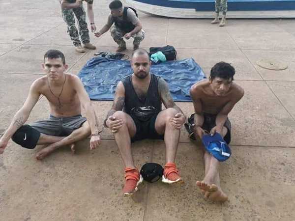 Tres paraguayos son detenidos al ingresar al país por el río Paraná