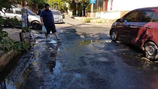 Parte del centro de San Lorenzo sin servicio de agua de Essap » San Lorenzo PY