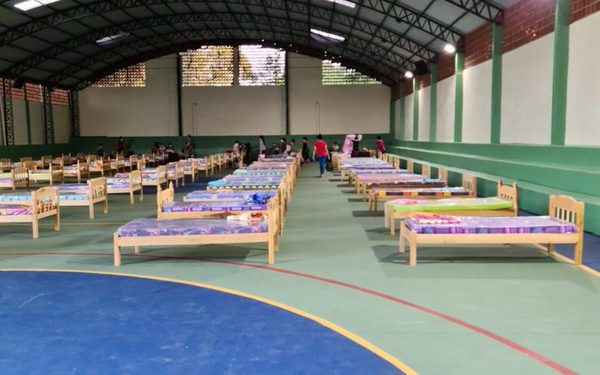 554 paraguayos en albergues de Alto Paraná