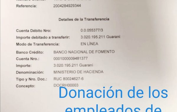 Funcionarios de Itaipú cuestionan falta de información sobre millonaria donación para luchar contra el Covid-19 – Diario TNPRESS