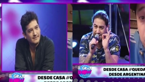 Junior Rodríguez y Piroka se tiraron "bombitas" al aire - Teleshow