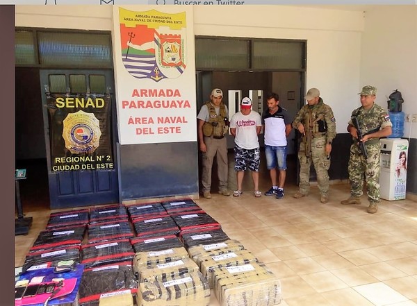 INEDITO: decomisan marihuana en la cabecera paraguaya del Puente de la Amistad