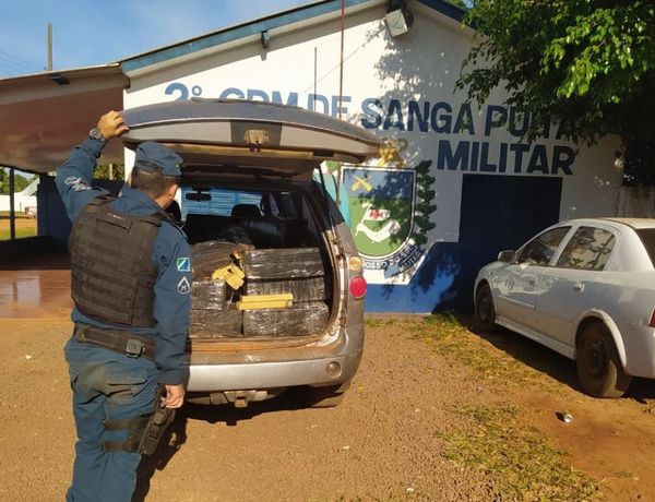 Incautan en Ponta Porã vehículo repleto de marihuana