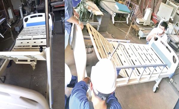 Aclaran que las camas hospitalarias son del proyecto PNUD