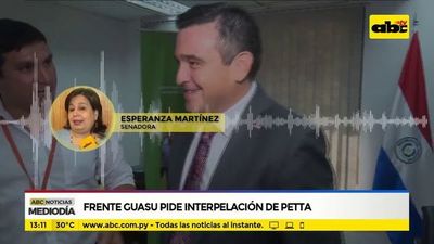 Frente Guasu pide interpelación de Petta - ABC Noticias - ABC Color