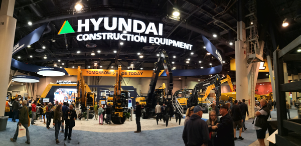 Hyundai Construction Equipment puso manos a la obra en Conexpo 2020