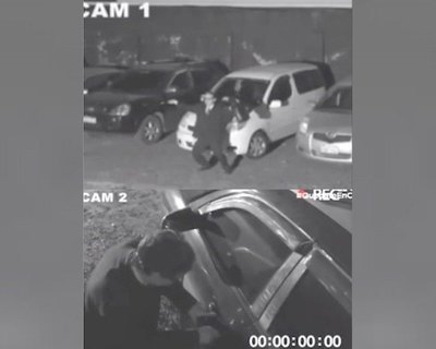 Pillado en video ¿“tanteando” vehículos? | Crónica