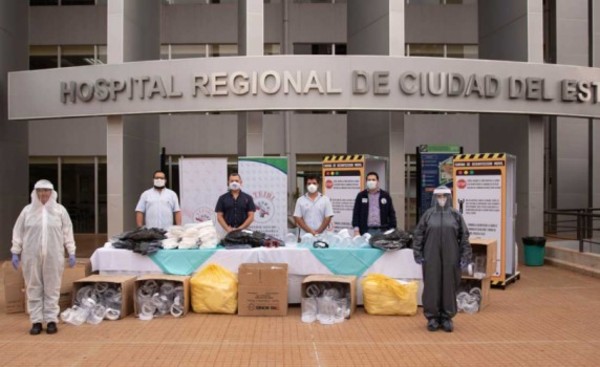Steibi realiza una importante donación al IPS de Ciudad del Este