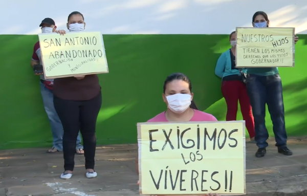 Claman por víveres en escuela de San Antonio