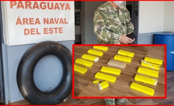 Joven cruzó el río en una cámara neumático hacia el Brasil