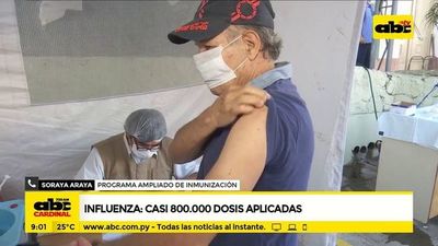 Influenza: Casi 800.000 dosis aplicadas - ABC Noticias - ABC Color