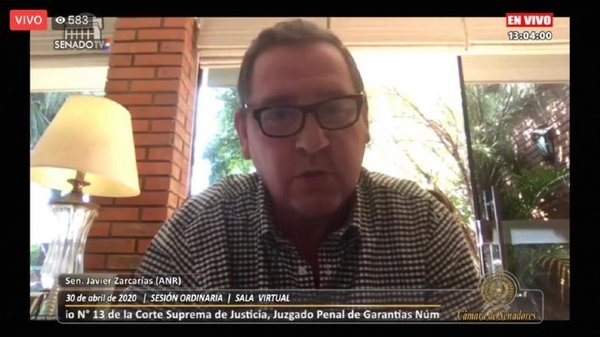 Cámara de Senadores: No se reunieron los votos para desaforar a Zacarías Irún