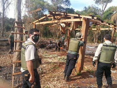 Recuperan área invadida en zona de Puerto Indio, en Alto Paraná - Nacionales - ABC Color