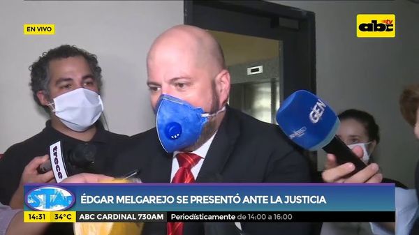 Édgar Melgarejo se presentó ante la justicia - ABC Noticias - ABC Color