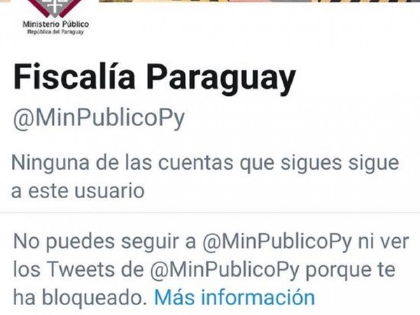 Abogado presenta amparo contra Fiscalía por bloqueo a usuario en Twitter