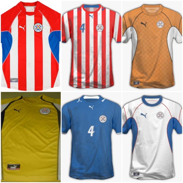 De colección: las camisetas Puma que utilizó Paraguay