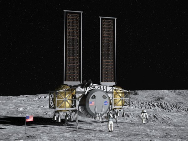 Cómo son las naves que eligió la NASA para viajar a la Luna