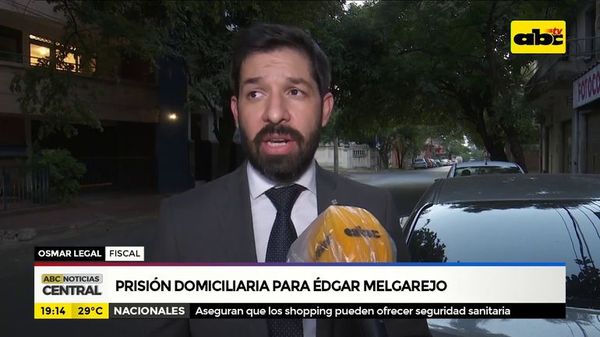 Prisión domiciliaria para Édgar Melgarejo - ABC Noticias - ABC Color