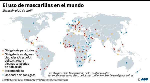 Tras confinamiento, uso de mascarilla - Internacionales - ABC Color