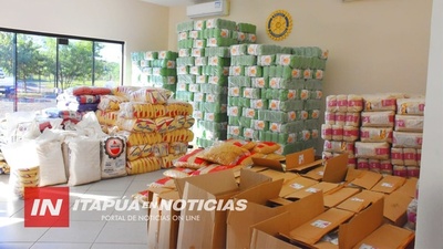 ENTREGARON MÁS DE 20.000 KG DE ALIMENTOS A OLLAS POPULARES DE ITAPÚA