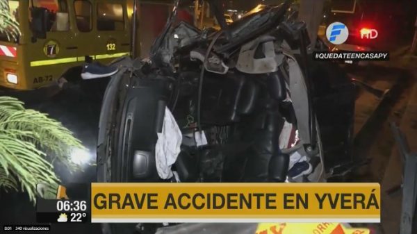 Accidente de tránsito en San Lorenzo deja tres heridos