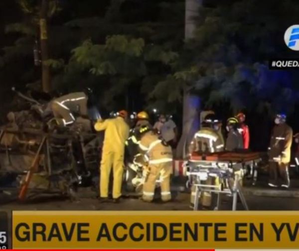 Grave accidente de tránsito en San Lorenzo