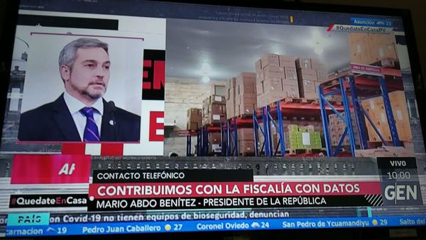 Mario Abdo ratifica su confianza al ministro de Salud