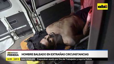 Hombre baleado en extrañas circunstancias - ABC Noticias - ABC Color