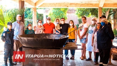 FESTEJARON SU ANIVERSARIO DE BODAS CON UNA GRAN OLLA POPULAR