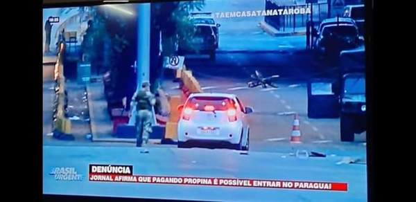TV brasileña muestra como INGRESAN al Paraguay PAGANDO COIMA a Marinos