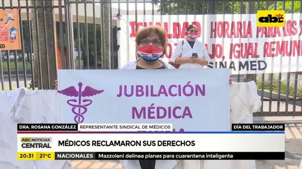 Médicos reclamaron sus derechos - ABC Noticias - ABC Color