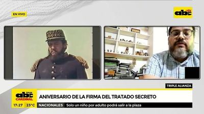 Aniversario de la firma del tratado secreto de la Triple Alianza - ABC Noticias - ABC Color