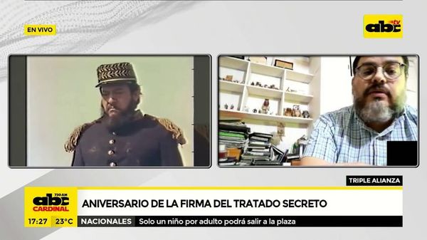 Aniversario de la firma del tratado secreto de la Triple Alianza - ABC Noticias - ABC Color