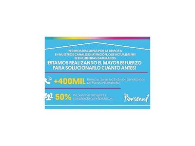Personal pide disculpas por la demora en su atención