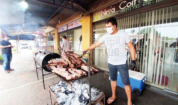 “Asado popular” por Día del Trabajador en Ciudad del Este - Interior - ABC Color