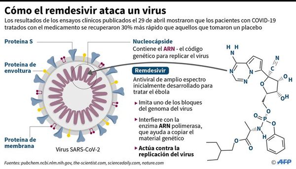 EE.UU. aprueba uso de antiviral remdesivir - Internacionales - ABC Color