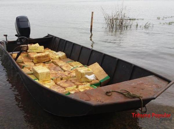 Cae 1.000 kilos de marihuana en el Lago de ITAIPU