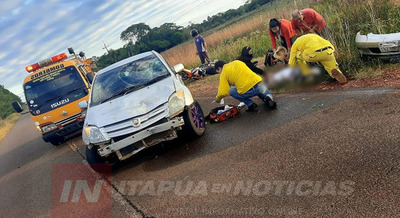 FATAL ACCIDENTE EN EL KM 10 DE LA RUTA SAN COSME Y DAMIÁN