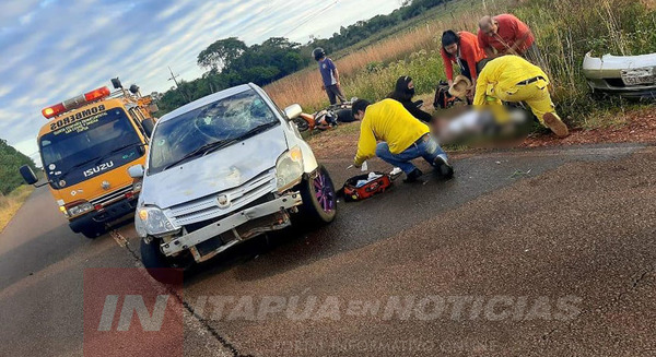 FATAL ACCIDENTE EN EL KM 10 DE LA RUTA SAN COSME Y DAMIÁN