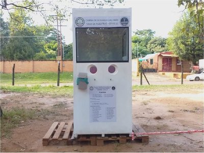 Covid-19: Alumnos de Ingeniería desarrollan innovadora cabina para toma de muestras